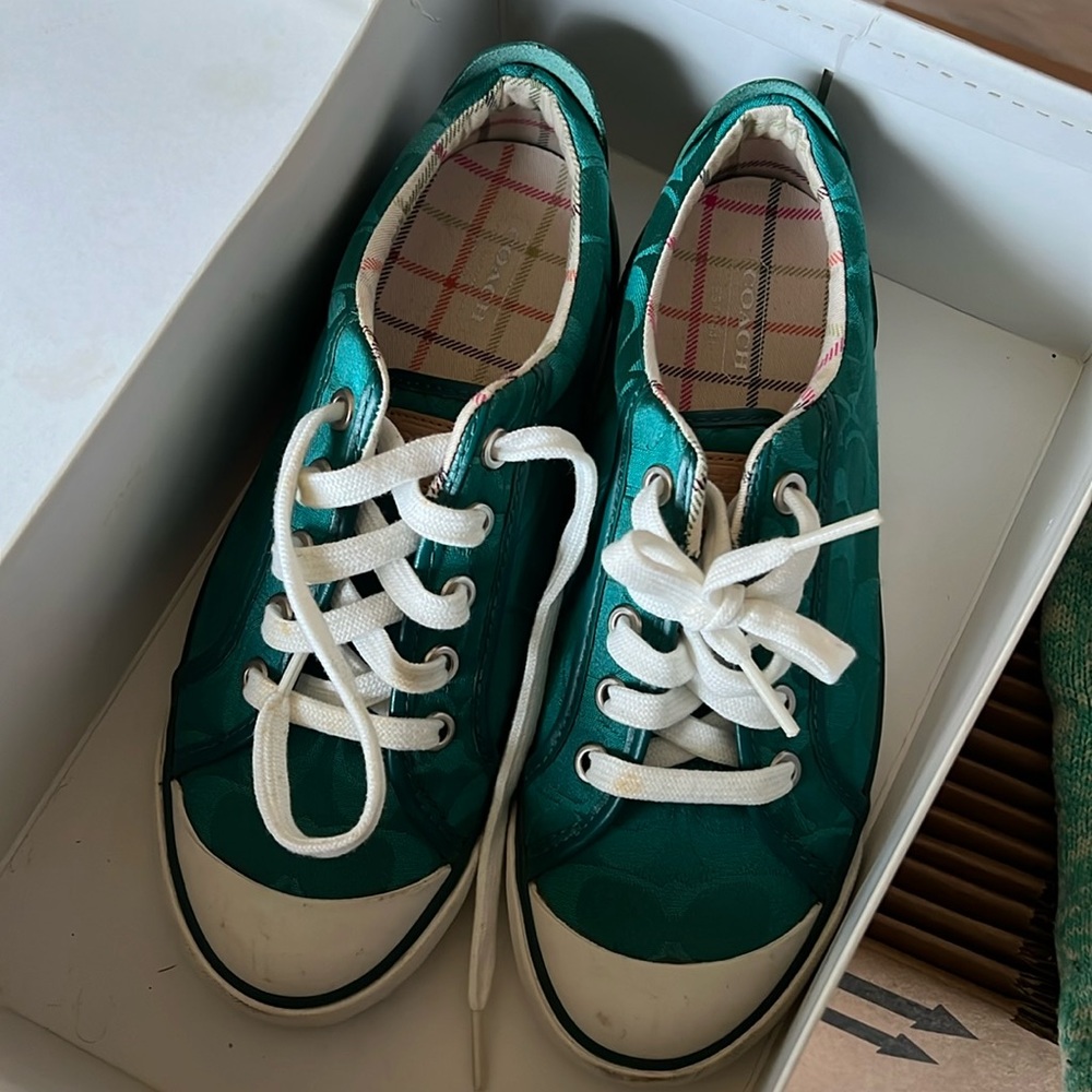 Coach shoes / sneakers - teal